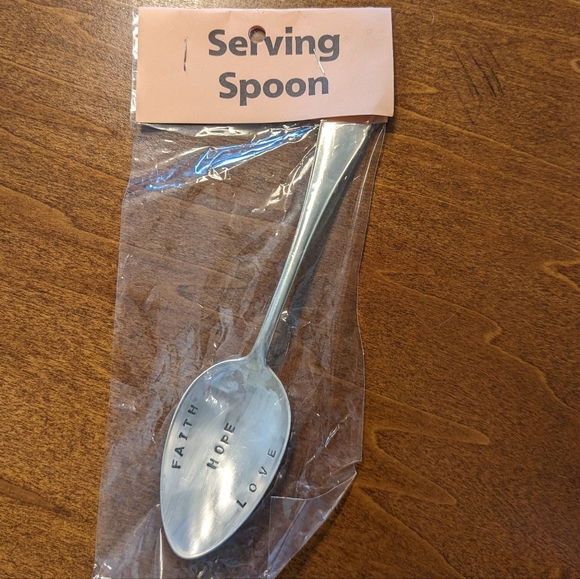 Other - NWT Faith,Hope,Love: Serving Spoon